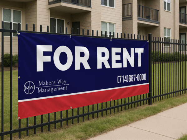 Apartment For Rent Banner — Modern Bold Layouts